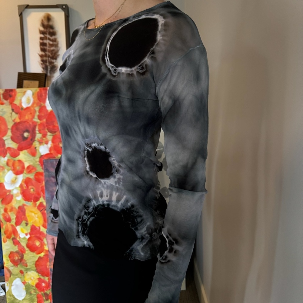 Vintage Krista Larson Mesh Long Sleeve